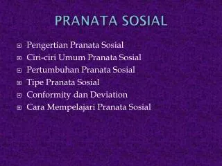 pranata sosial