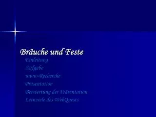 br uche und feste
