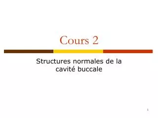 cours 2