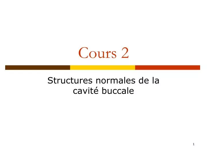 cours 2