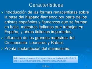 caracter sticas