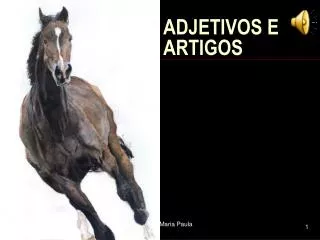 adjetivos e artigos