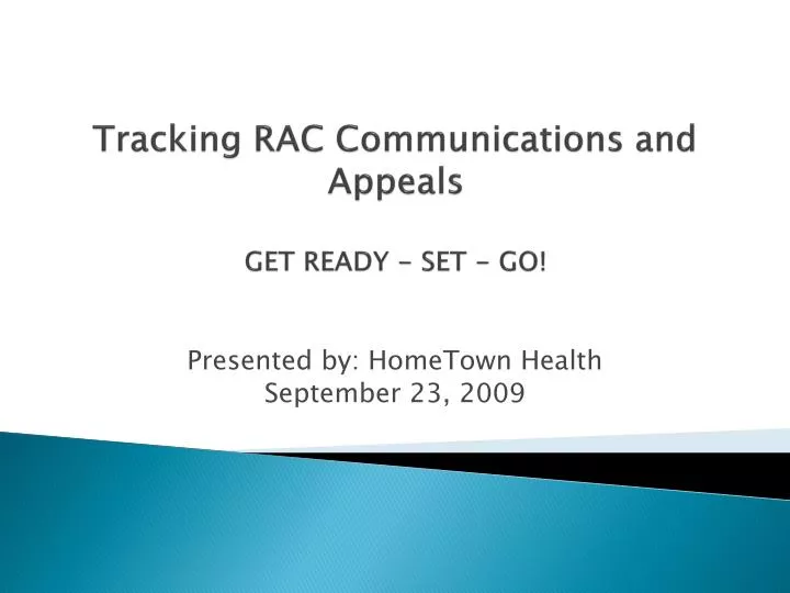 tracking rac communications and appeals get ready set go