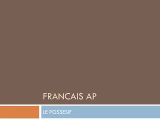 francais ap