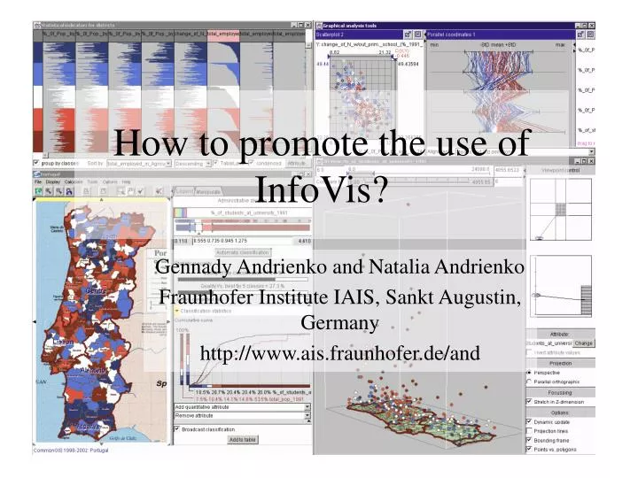 how to promote the use of infovis