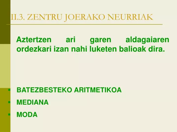 ii 3 zentru joerako neurriak