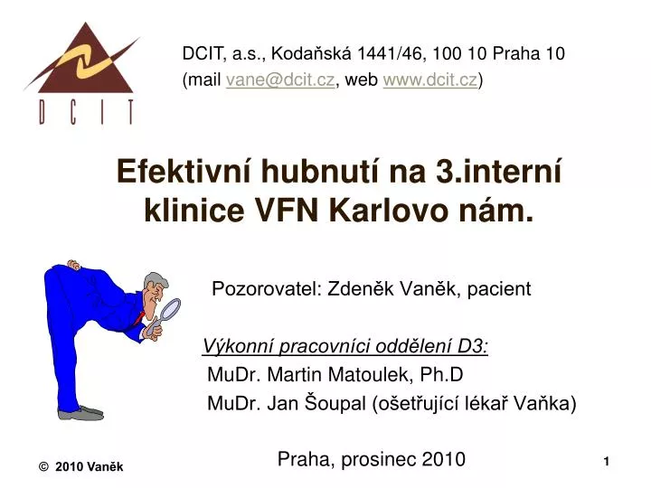 efektivn hubnut na 3 intern klinice vfn karlovo n m