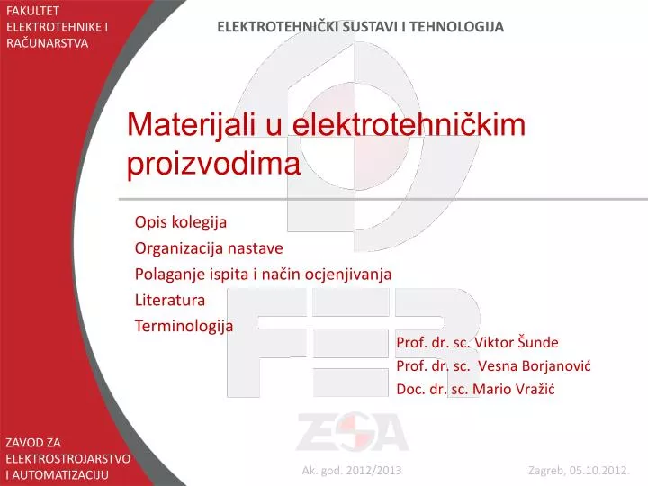 materijali u elektrotehni kim proizvodima