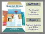 The Hospital Billing Environment - slide 1