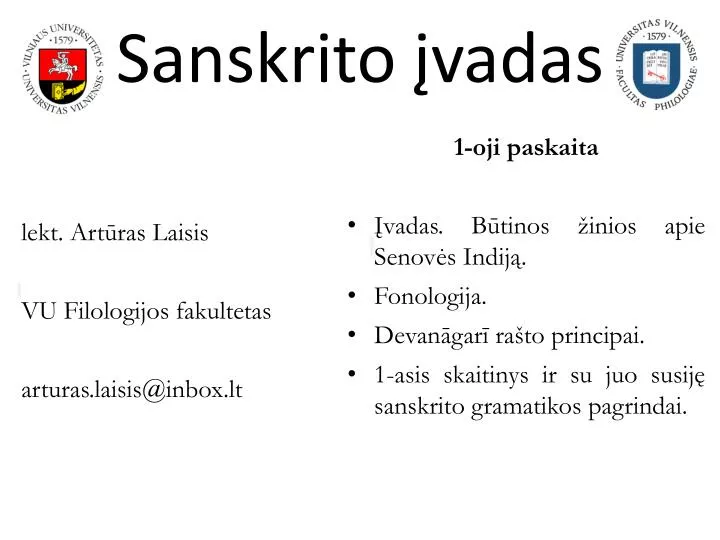 sanskrito vadas
