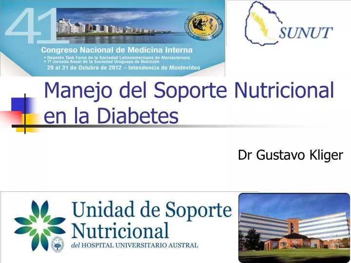 manejo del soporte nutricional en la diabetes