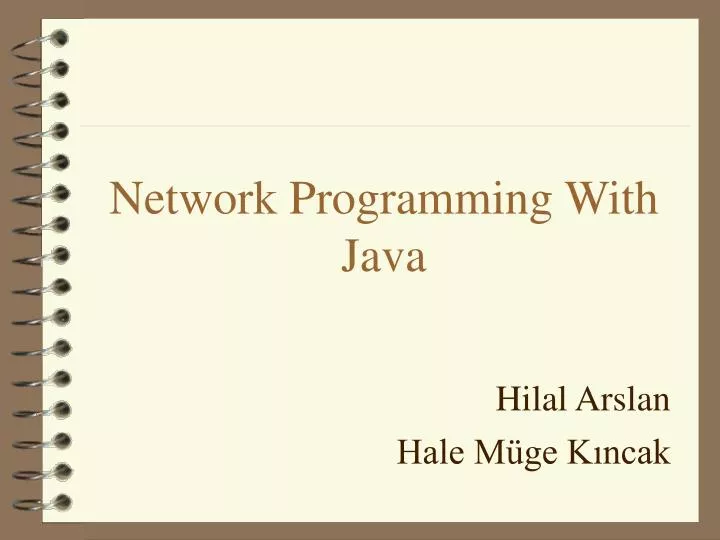network programming with java