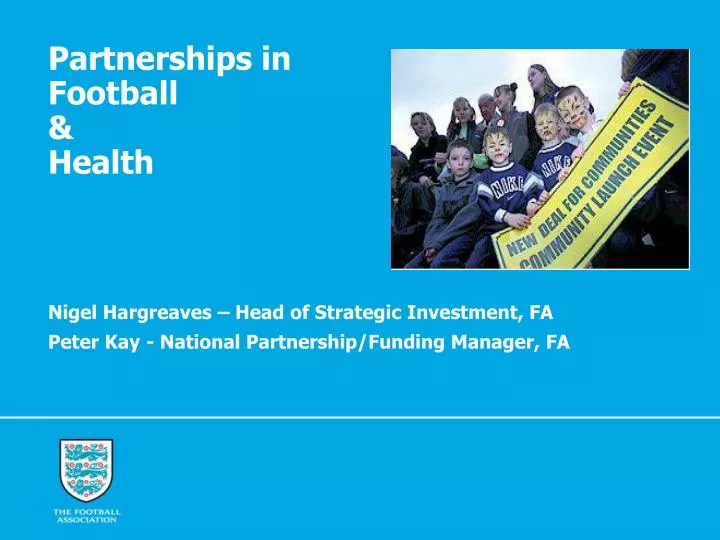 partnerships in football health