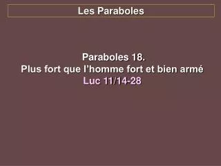 les paraboles