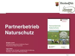 Brigitte Leicht Dienstleistungszentrum ländlicher Raum Rheinhessen-Nahe-Hunsrück Inge Unkel