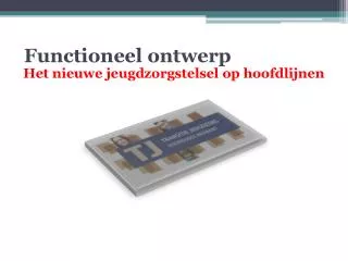 functioneel ontwerp