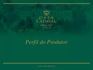 perfil do produtor