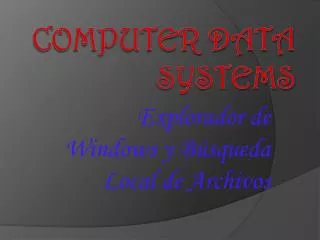 explorador de windows y b squeda local de archivos