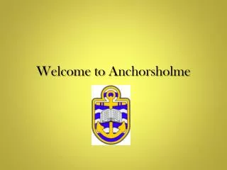 Welcome to Anchorsholme
