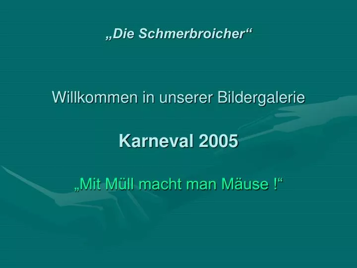 die schmerbroicher