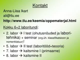 kontakt