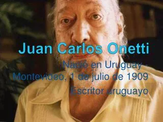 juan carlos onetti