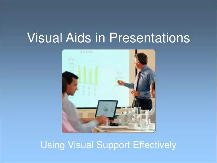 visual aids in presentations