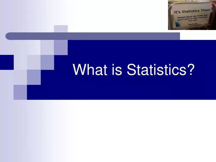 what is statistics