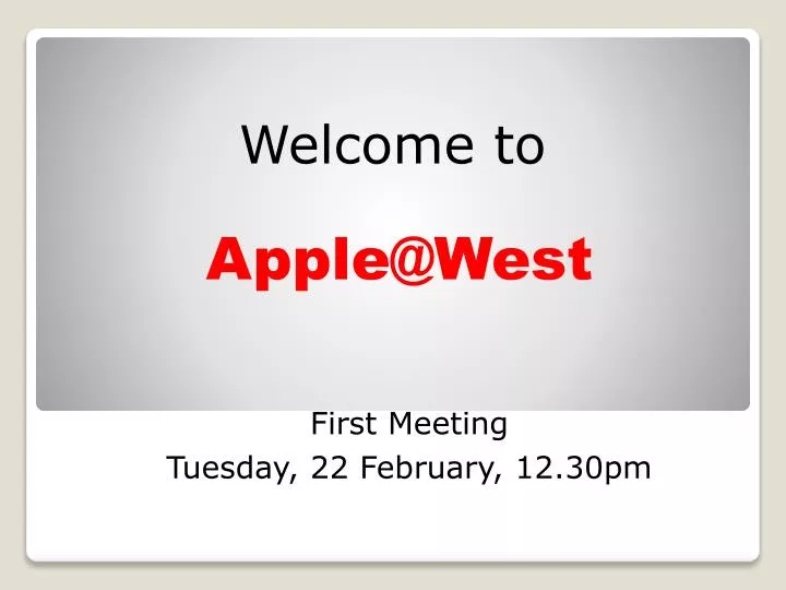 apple@west