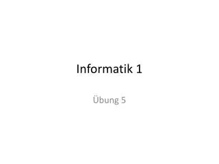 informatik 1
