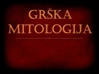 gr ka mitologija