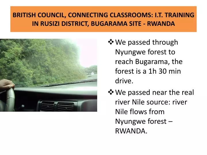 british council connecting classrooms i t training in rusizi district bugarama site rwanda