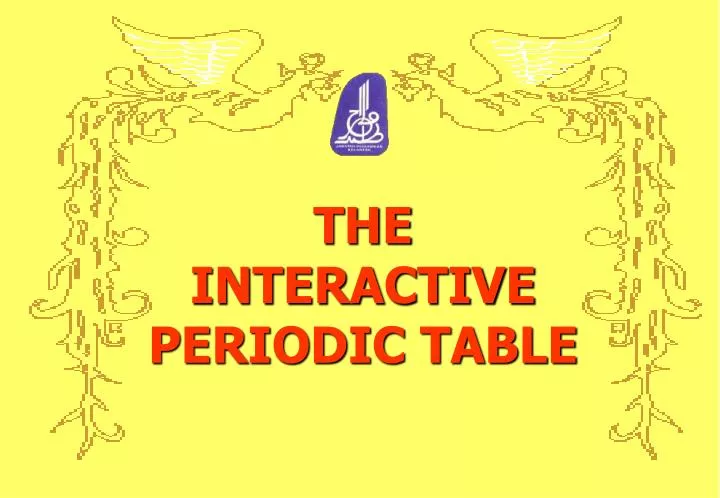 the interactive periodic table