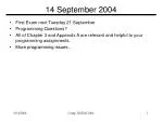 Programming Assignments Guide Fall 2004 - slide 1