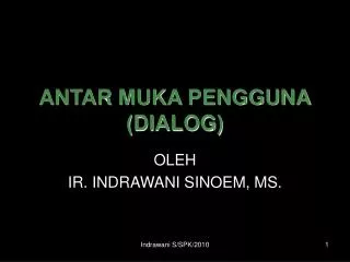 antar muka pengguna dialog