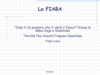 la fiaba