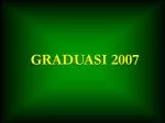 GRADUASI 2007 - slide 1