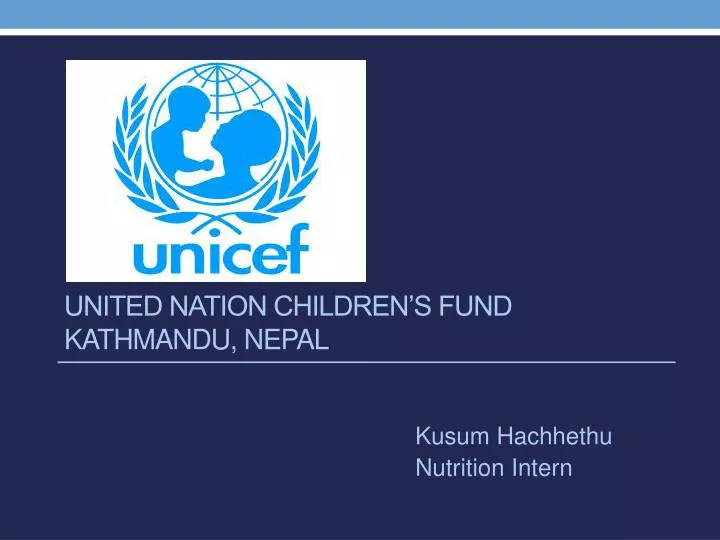 united nation children s fund kathmandu nepal