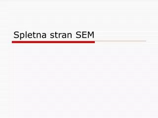 spletna stran sem