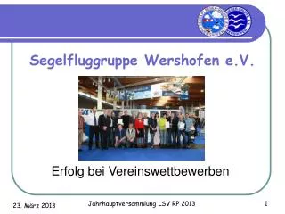 erfolg bei vereinswettbewerben
