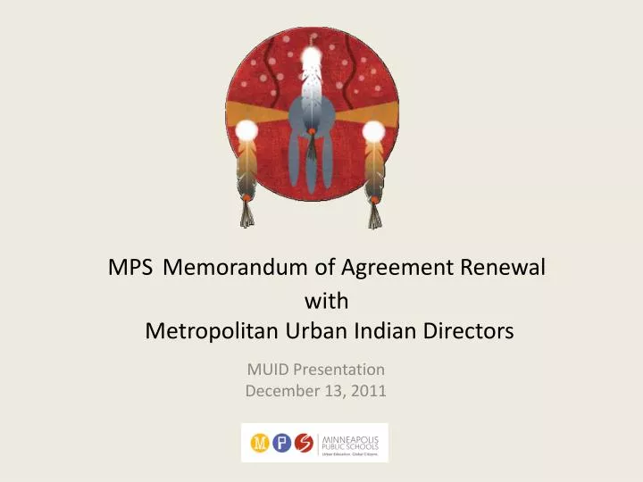 mps memorandum of agreement renewal with metropolitan urban indian directors