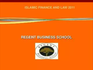 REGENT BUSINESS SCHOOL