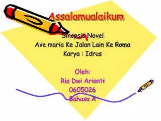assalamualaikum