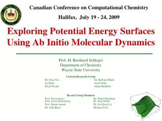 Exploring Potential Energy Surfaces Using Ab Initio Molecular Dynamics