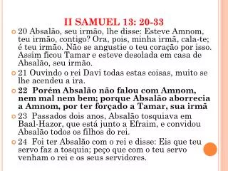ii samuel 13 20 33