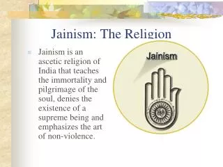 Jainism: The Religion