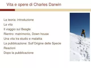 vita e opere di charles darwin
