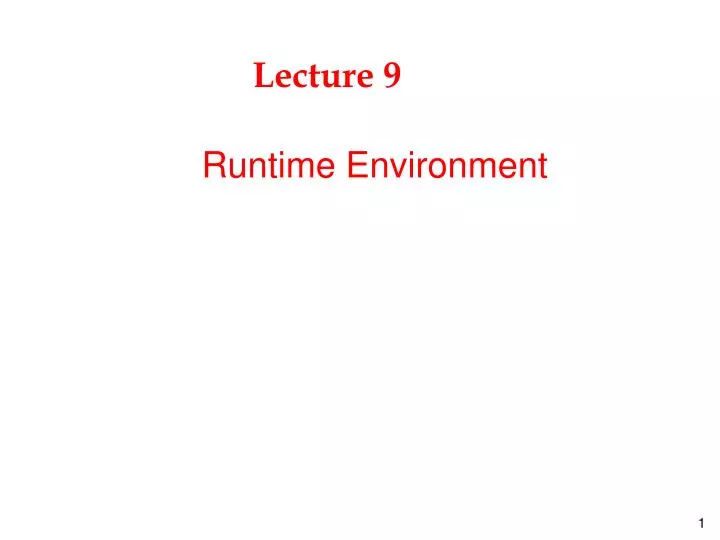 lecture 9