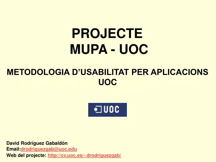 projecte mupa uoc