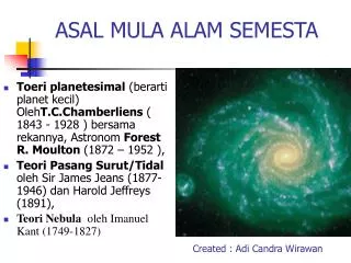 asal mula alam semesta